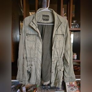 Marakech Olive Green Utility Jacket XS